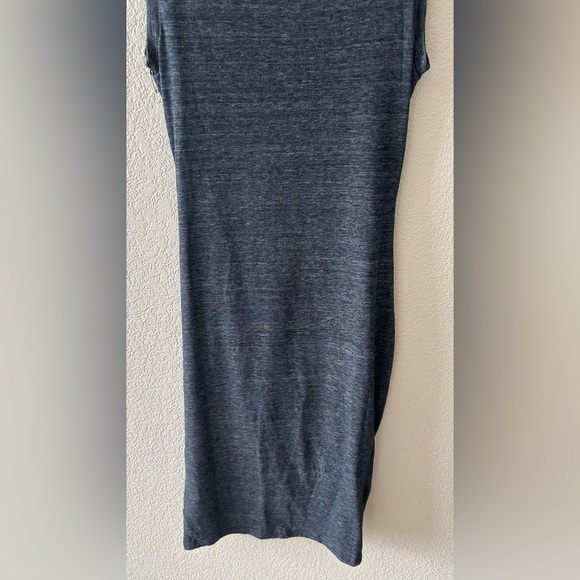 NEW Treasure & Bond Ruched Dress In Grey Size XXS - Picture 6 of 8